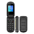 In Stock 1.8 Screen Indicator Light Flip 2G Feature Phone with Dual SIM Cards Wireless FM Radio